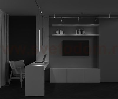 Трековый светильник Technical TR156-1-5W4K-PT