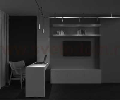 Трековый светильник Technical TR157-1-12W4K-BS