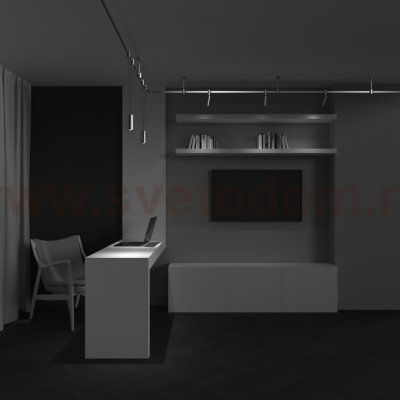 Трековый светильник Technical TR157-1-12W4K-BS