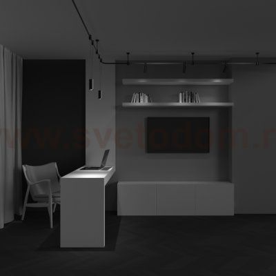 Трековый светильник Technical TR157-1-12W4K-B