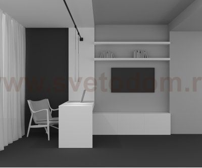 Трековый подвесной светильник Maytoni TR168-1-7W3K-M-BS Waist