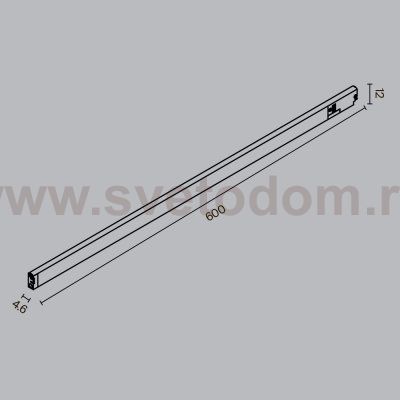 Трековый светильник Maytoni TR190-1-10W3K-B Basis