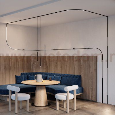 Трековый светильник Maytoni TR190-1-5W3K-B Basis