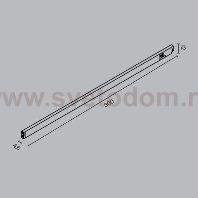 Трековый светильник Maytoni TR190-1-5W3K-B Basis