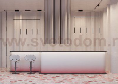 Трековый подвесной светильник Maytoni TR191-1-3W4K-M-B Skim