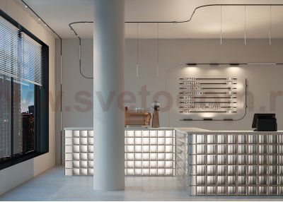 Трековый светильник Maytoni TR192-1-8W4K-B Basis