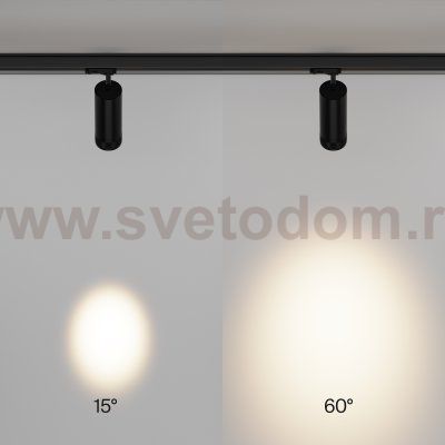 Трековый светильник Maytoni TR198-3-20W2.7K-Z-B Focus Zoom