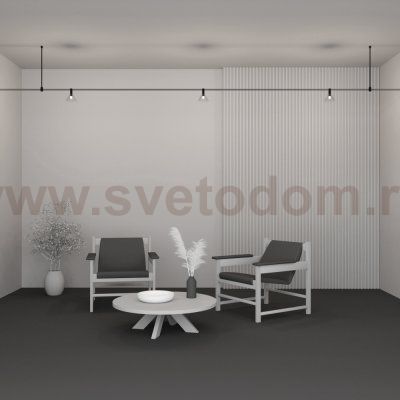 Трековый светильник Maytoni TR206-1-3W3K-B Biancа