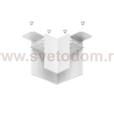 Угловой соединитель для шинопровода SMART Denkirs TR2102-WH