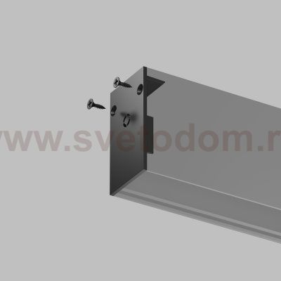 Торцевые заглушки для шинопровода черные (комплект 2 шт) Denkirs TR2107-BK