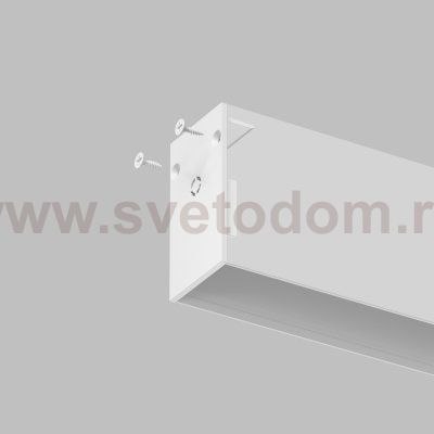 Торцевые заглушки для шинопровода  белые (комплект 2 шт) Denkirs TR2107-WH