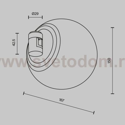 Трековый светильник Technical TR229-1-8W4K-PT
