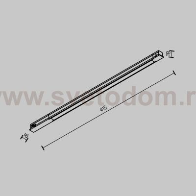 Трековый светильник Technical TR231-2-10W4K-B