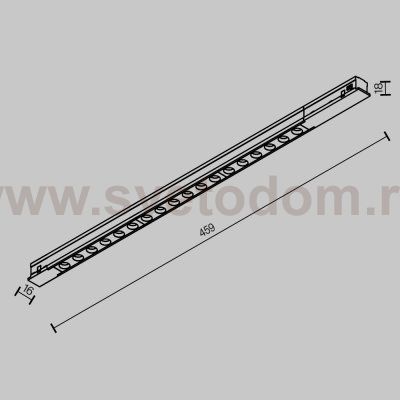 Трековый светильник Technical TR232-2-15W3K-B