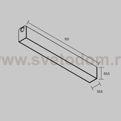 Трековый светильник Technical TR238-1-12W3K-B