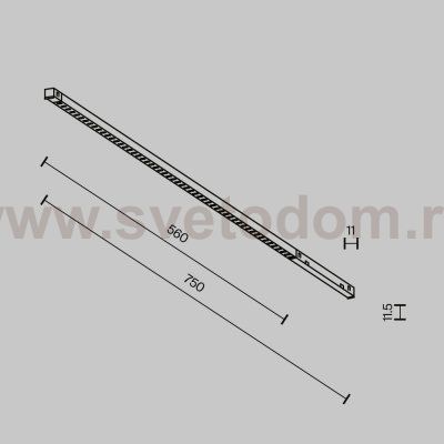 Трековый светильник Technical TR241-4-12WTW-DSZ-B