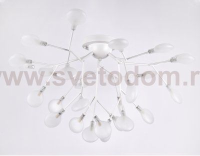 Люстра потолочная Ambrella TR3011/27 WH/FR белый/матовый G4/27 max 20W D730*430 TRADITIONAL