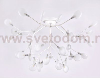 Люстра потолочная Ambrella TR3018/36 WH/FR белый/матовый G4/36 max 20W D920*480 TRADITIONAL