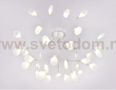 Люстра потолочная Ambrella TR3018/36 WH/FR белый/матовый G4/36 max 20W D920*480 TRADITIONAL