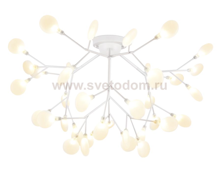 Люстра потолочная Ambrella TR3018/36 WH/FR белый/матовый G4/36 max 20W D920*480 TRADITIONAL