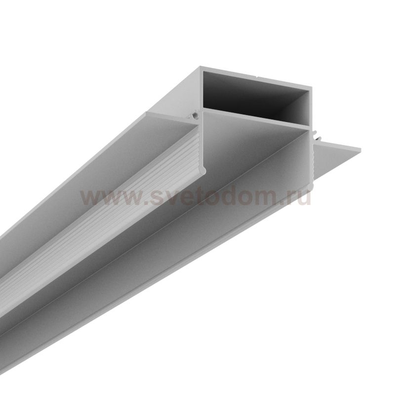Закладной профиль для встраиваемого монтажа однофазного трека 2м Denkirs TR3020-AL