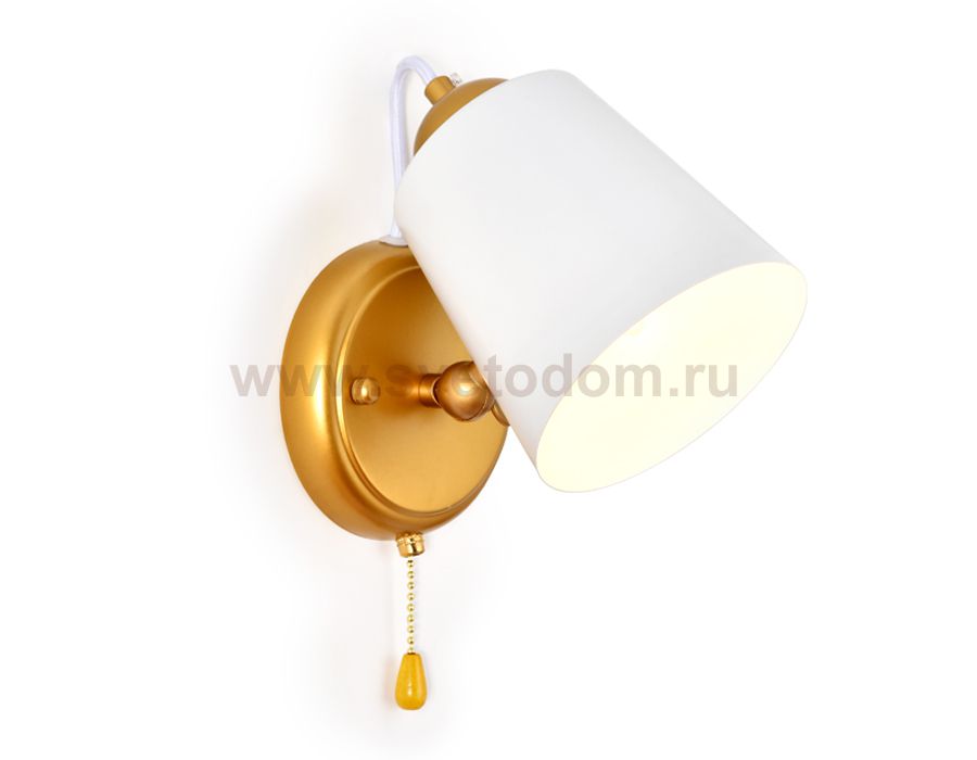 Настенный светильник бра Ambrella TR3103 WH/GD белый/золото E14 max 40W 260*130*200 TRADITIONAL