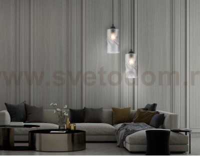 TR3413 BK черный E27 max 60W D110*1000