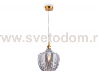 Люстра подвесная Ambrella TR3533 SB/SM бронза/дымчатый E27 max 40W D250*1200 TRADITIONAL