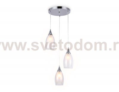 Люстра подвесная Ambrella TR3548/3 CH/CL хром/прозрачный E14 max 40W 370*130*1000 TRADITIONAL