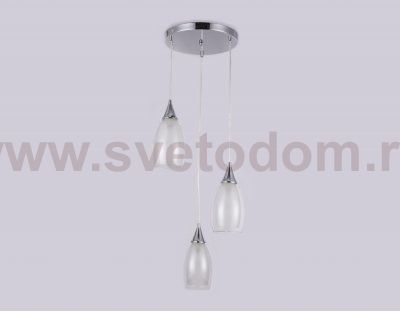 Люстра подвесная Ambrella TR3548/3 CH/CL хром/прозрачный E14 max 40W 370*130*1000 TRADITIONAL