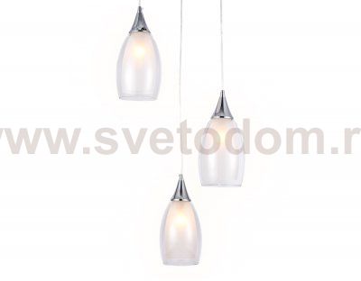 Люстра подвесная Ambrella TR3548/3 CH/CL хром/прозрачный E14 max 40W 370*130*1000 TRADITIONAL