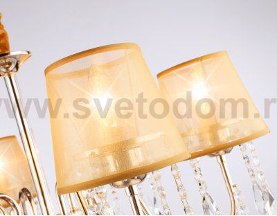 Подвесная люстра с абажурами и хрусталем Ambrella TR4589 TR