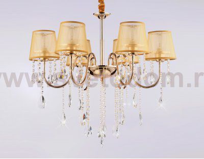 Подвесная люстра с абажурами и хрусталем Ambrella TR4589 TR