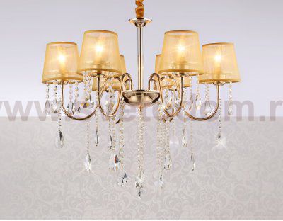 Подвесная люстра с абажурами и хрусталем Ambrella TR4589 TR