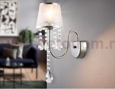 Настенный светильник с абажуром и хрусталем Ambrella TR4595 TR