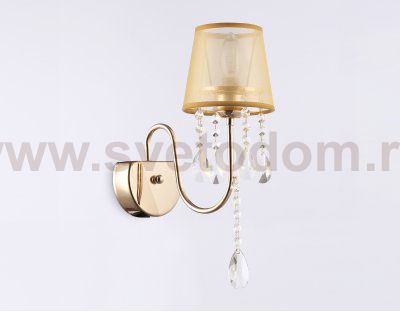Настенный светильник с абажуром и хрусталем Ambrella TR4596 TR