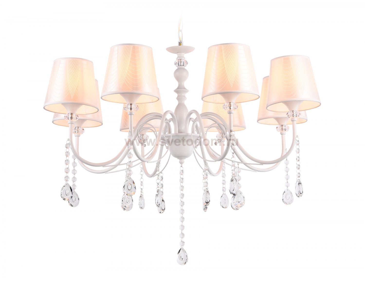 Подвесная люстра с абажуром и хрусталем Ambrella TR4605 TR