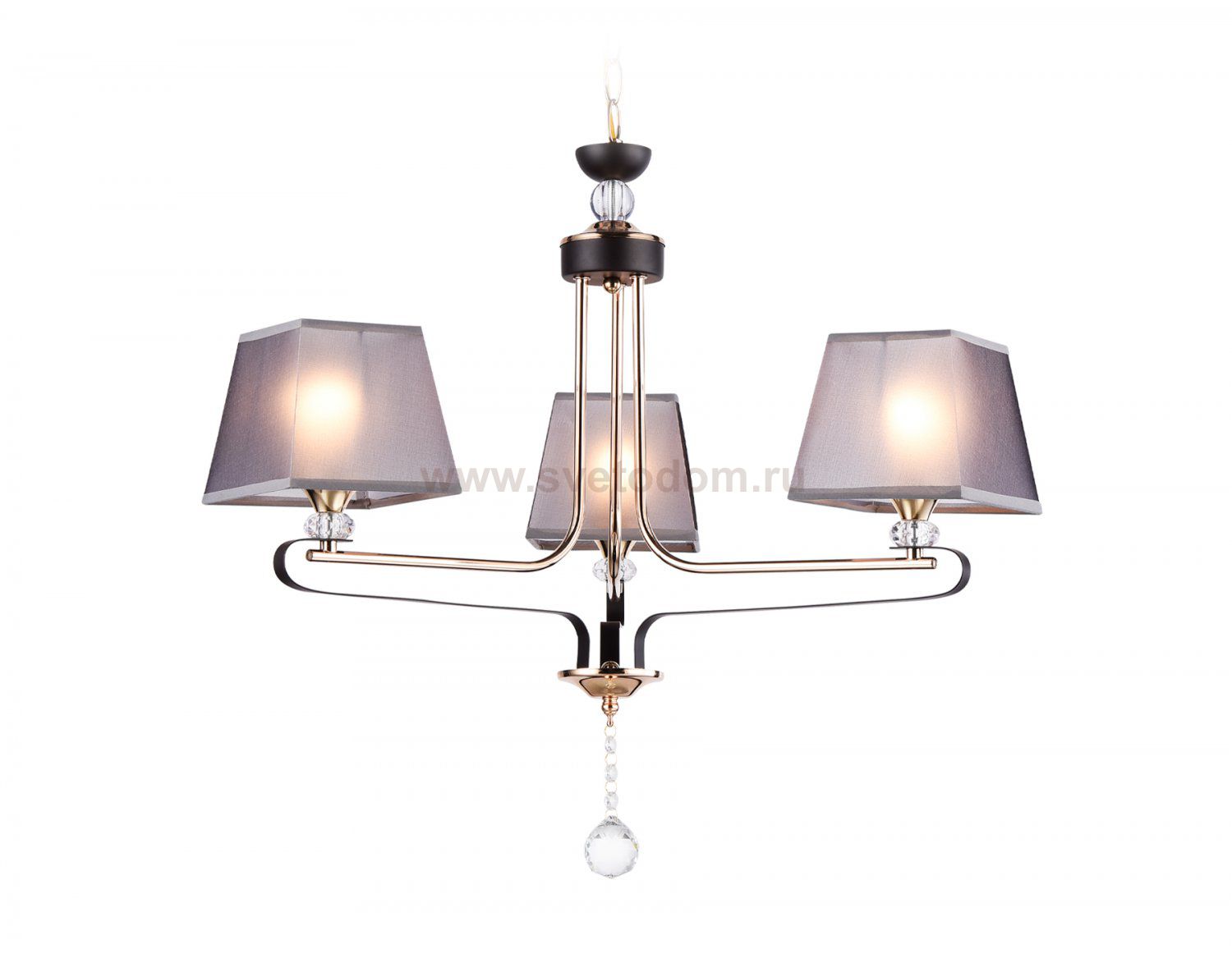 Подвесная люстра с абажуром и хрусталем Ambrella TR4614 TR