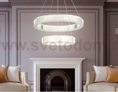 Подвесная светодиодная люстра с хрусталем Ambrella TR5001 TR