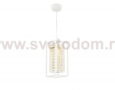 Люстра подвесная Ambrella TR5042 WH/CL белый/прозрачный E14/1 max 40W 180*180*760 TRADITIONAL