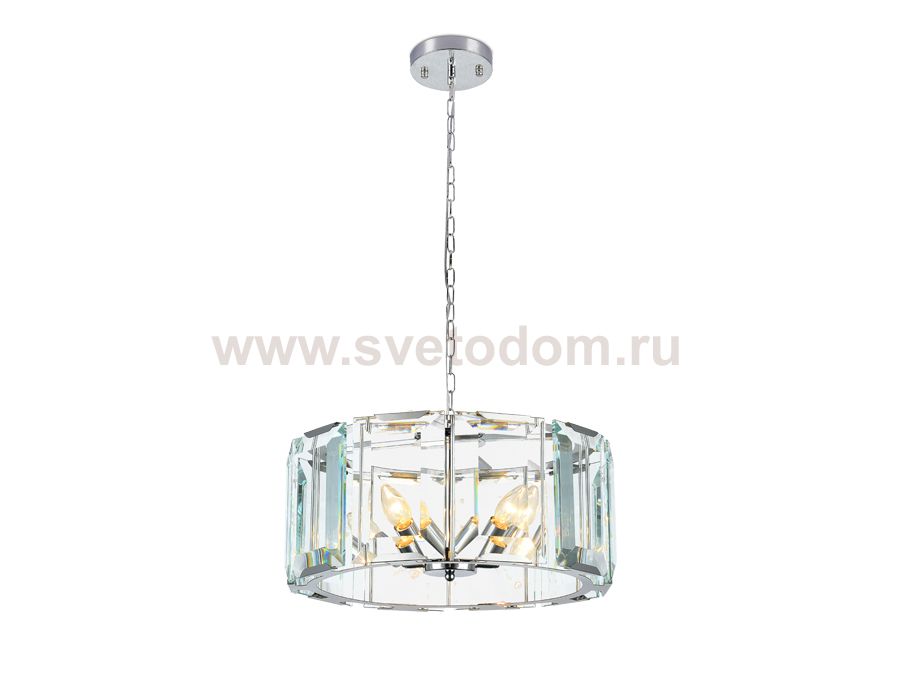 Люстра подвесная Ambrella TR5131 CH/CL хром/прозрачный E14/5 max 40W D500*1000 TRADITIONAL
