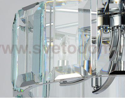 Люстра подвесная Ambrella TR5141 CH/CL хром/прозрачный E14/6 max 40W D600*1000 TRADITIONAL