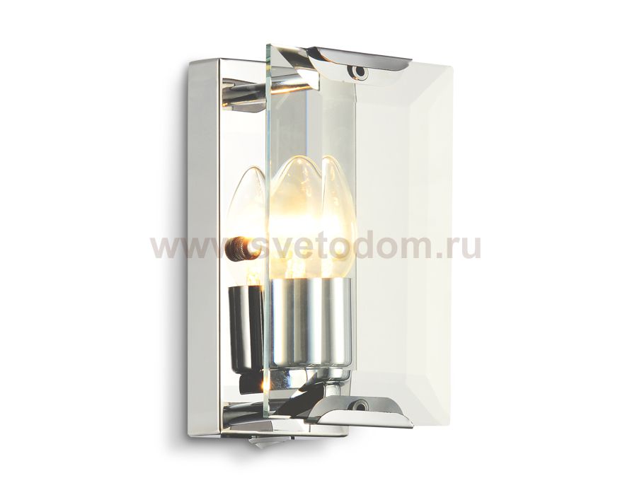 Настенный светильник бра Ambrella TR5155 CH/CL хром/прозрачный E14/1 max 40W 210*130*100 TRADITIONAL