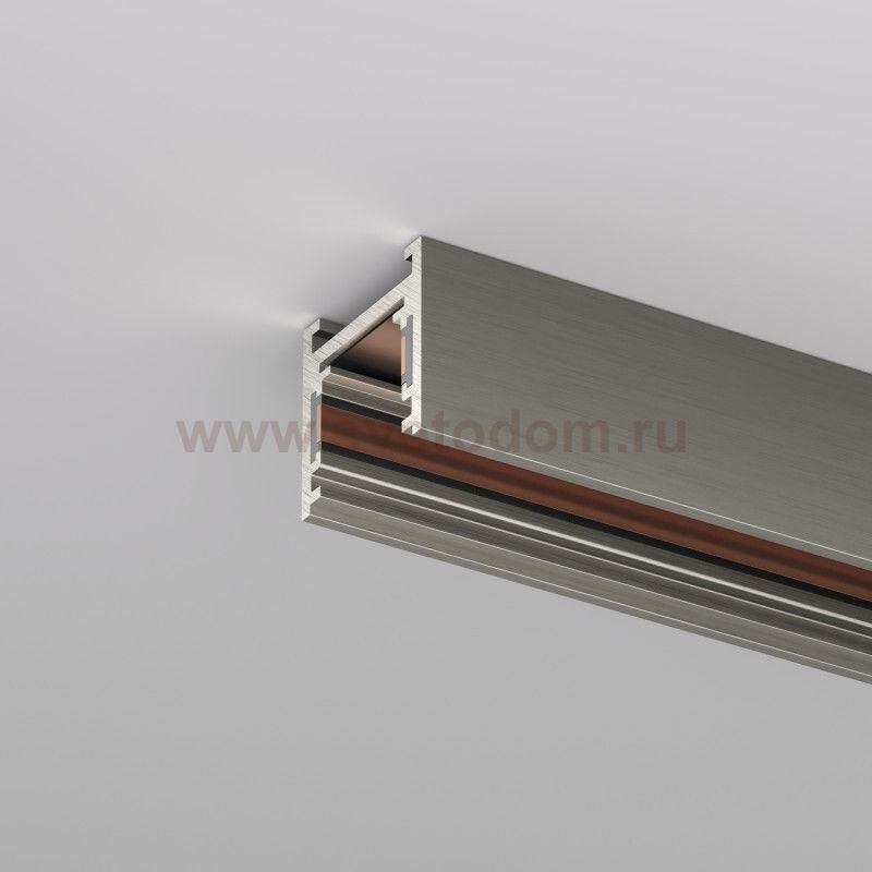 Трек SHINE BASE, 2м, 48В DC, IP20, цвет темный никель, алюминий