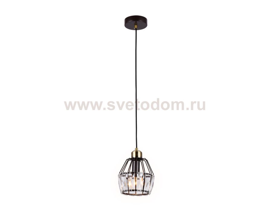 Люстра подвесная Ambrella TR5875 DCF/SB темный кофе/бронза E14 max 40W D150*650 TRADITIONAL