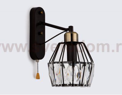 Настенный светильник бра Ambrella TR5879 DCF/SB темный кофе/бронза E14 max 40W 280*150*230 TRADITIONAL