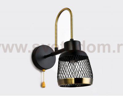 Настенный светильник бра Ambrella TR8008 SB/BK бронза/черный E14 max 40W 310*125*270 TRADITIONAL