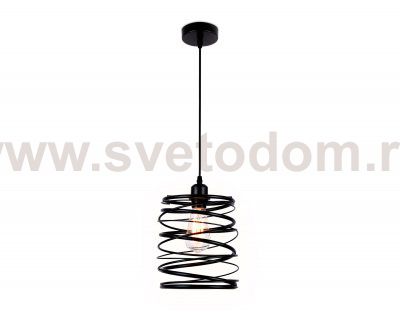 Люстра подвесная Ambrella TR8401 BK черный E27 max 60W D190*1000 TRADITIONAL