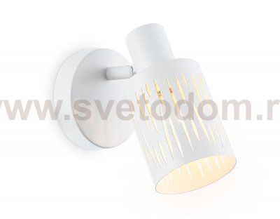 Настенно-потолочный спот в стиле лофт Ambrella TR8663 WH белый E14 max 60W 180*100*150