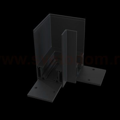 Угловой коннектор для накладного магнитного шинопровода Maytoni TRA004CL-21B Accessories for tracks